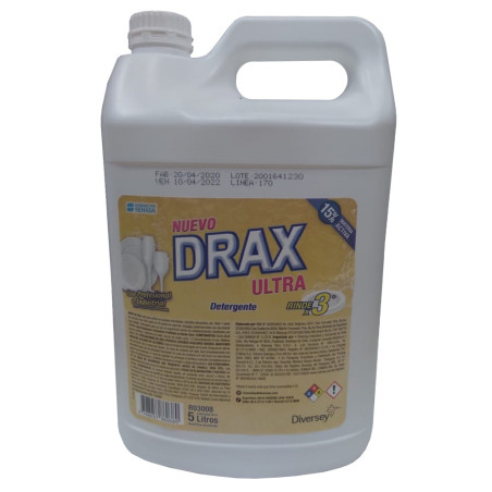 Detergente Drax Materia activa 15% - x 5lts