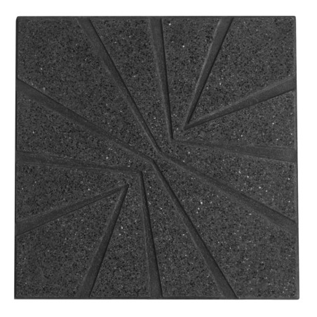 Baldoson Burnish delta fondo negro 40x40x2.0 x unidad