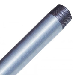 Caño de Hierro galvanizado con rosca IRAM2502 - 1/2" x 6,40m largo