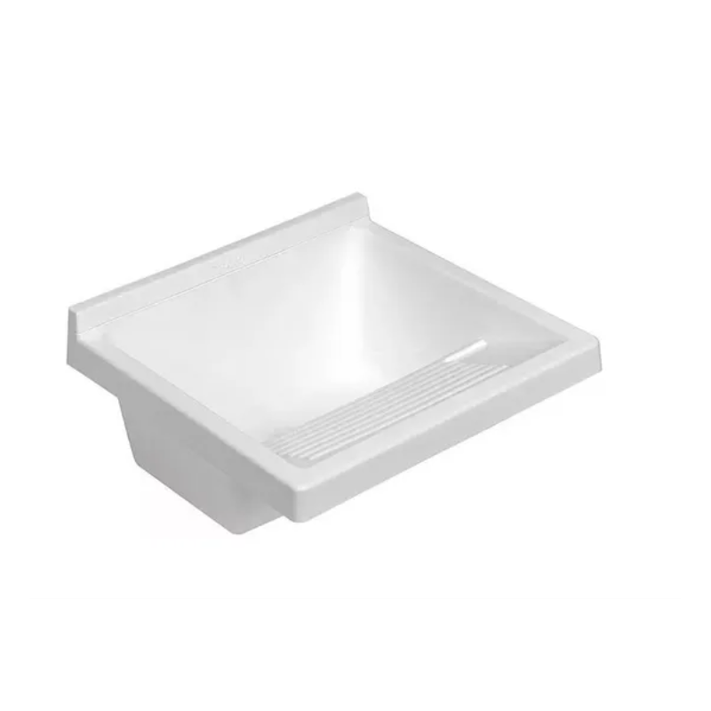 Ferrum Traful pileta lavadero polipropileno blanca LP010 - 26 Litros