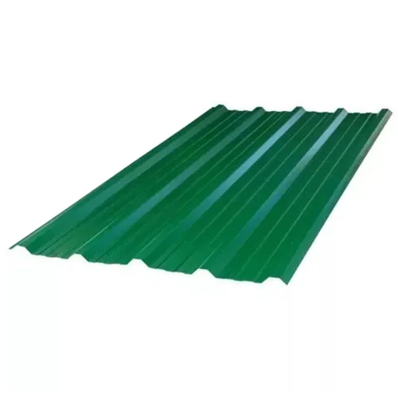 Chapa trapezoidal 101 prepintada verde Nº25 - 1.010 x 13.00 m