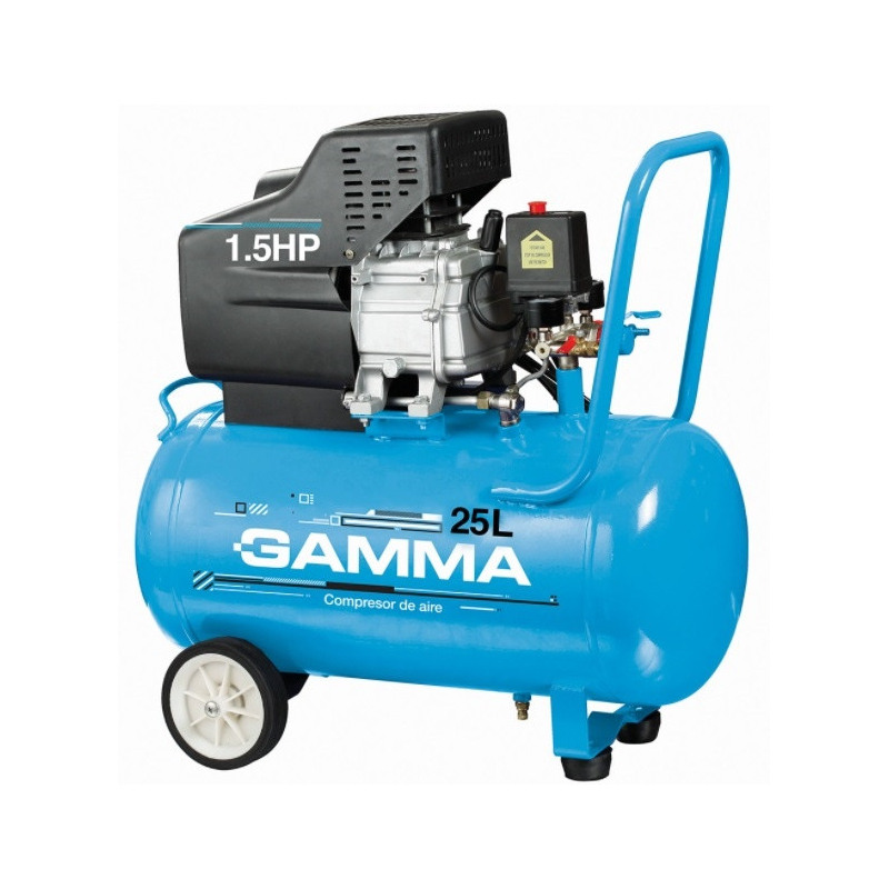 Compresor Gamma 1,5 HP - 25Lts monofásico - G2852AR