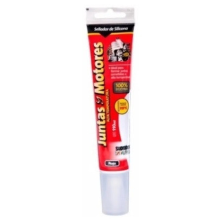 Silicona juntas y motores-pomo rojo 110 ml
