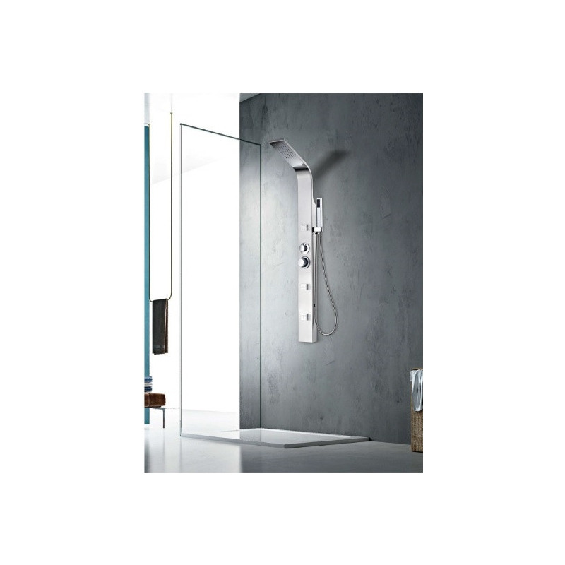 Columna Hidromasaje SACRE - Acero inoxidable mate 130x70