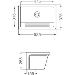 FERRUM CLASICA PILETA CFR BCA 5537 PFC