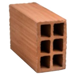 Ladrillo cerámico 12x18x25 por unidad - Garuhapé