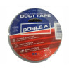 Cinta caucho dust tape 45mm x 25 mts gris