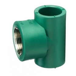 Tee con rosca h 32mm x 1'' acqua system