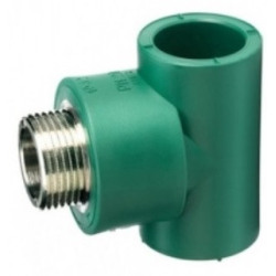 Tee con rosca m 25mm x 1/2'' acqua system