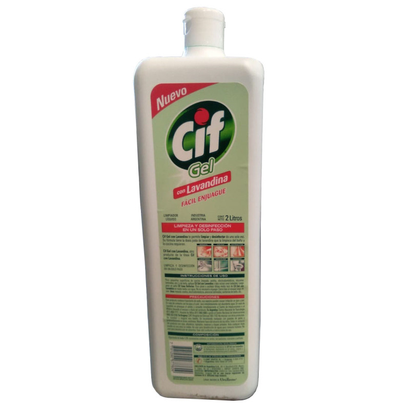 CIF Gel con lavandina x 2lts