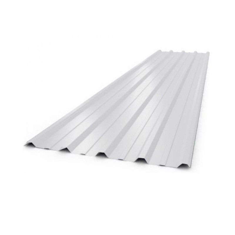 Chapa trapezoidal 101 prepintada blanca N°25 - 1.010 x 1.50m