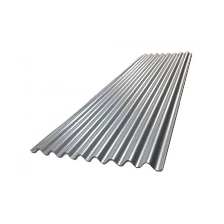 Chapa sinusoidal galvanizada N°27 1.086 x 1.50m