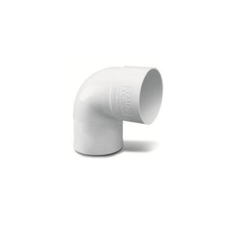 Codo pvc 90° de 40mm mh