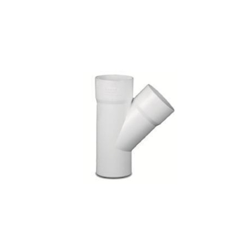 Ramal pvc 45° de 110mm MHH