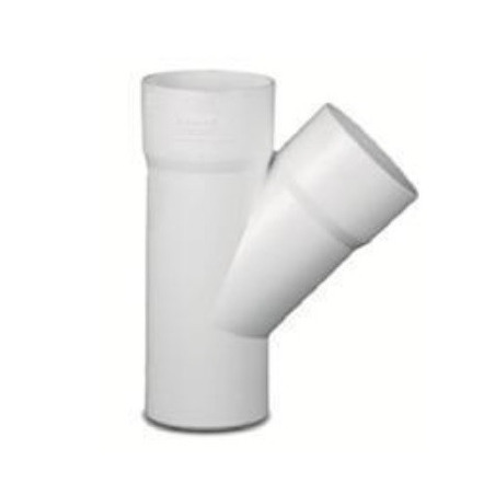 Ramal pvc 45° de 110mm MHH