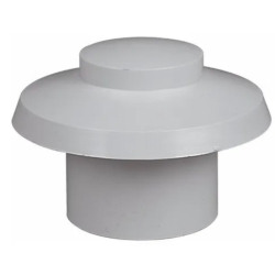 Sombrerete pvc de ventilación 100mm