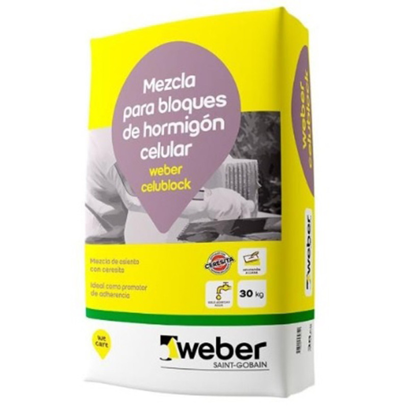 Pegamento Weber Celublock x 30Kg