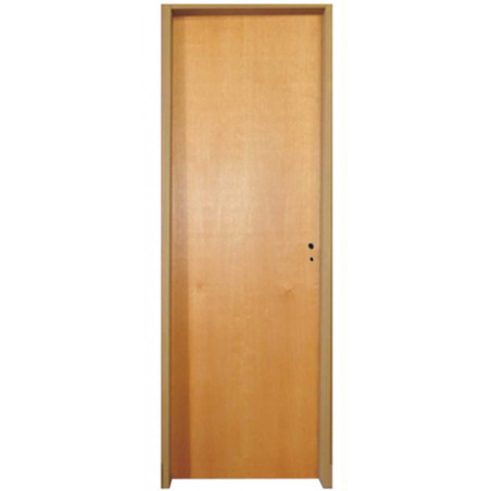 Puerta Placa cedro - Marco chapa 18 - 60x10 Línea Verde - Valentinuz (Izquierda)