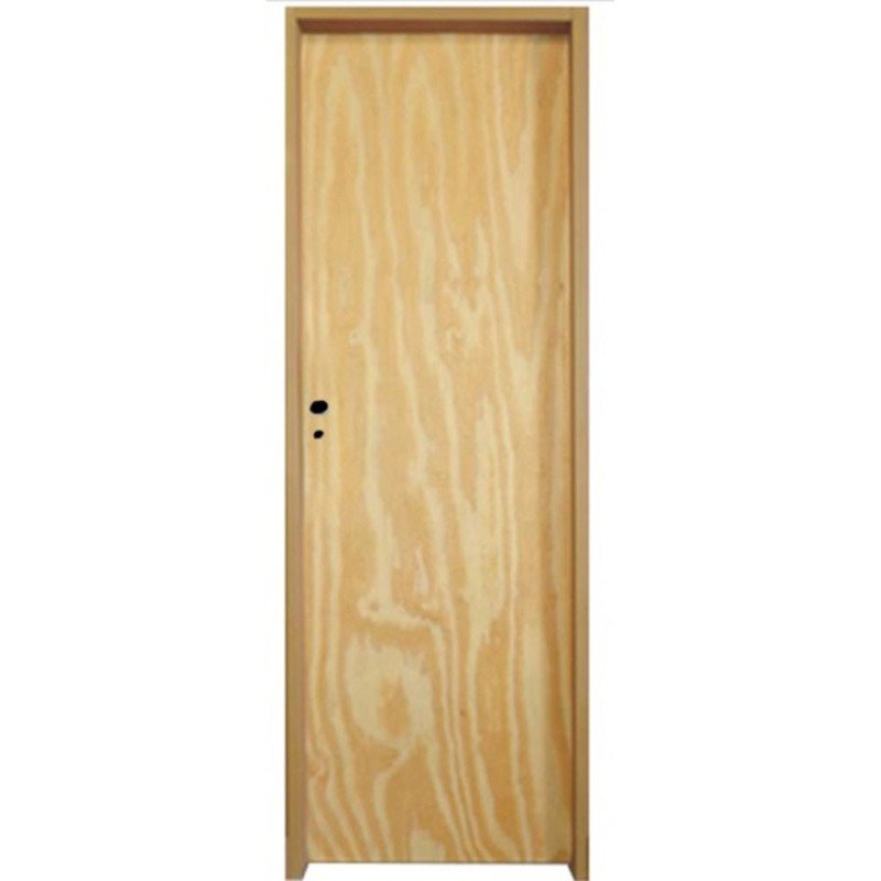 Puerta Placa pino marco madera - 70x15 Valentinuz - (Derecha)