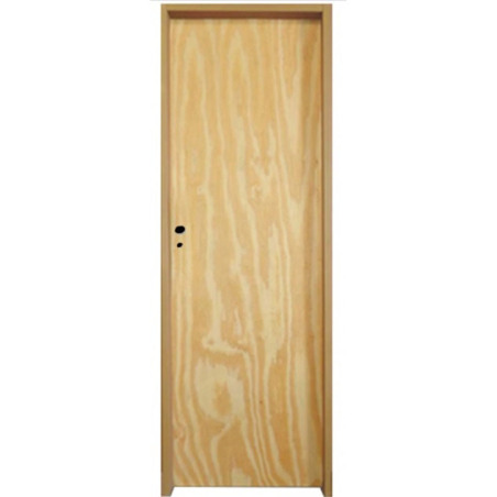 Puerta Placa pino marco madera - 70x15 Valentinuz (Izquierda)