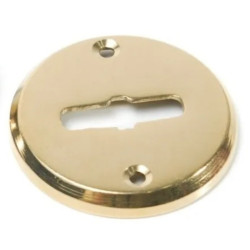 Boca llave universal redonda bronce pulido 38mm x unidad