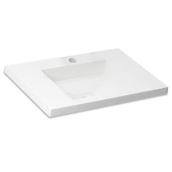 Mesada Schneider Aqua 80cm - Mármol sintético - 1 Agujero