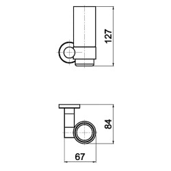 Portavaso cepillo - Accesorio Match - Andez