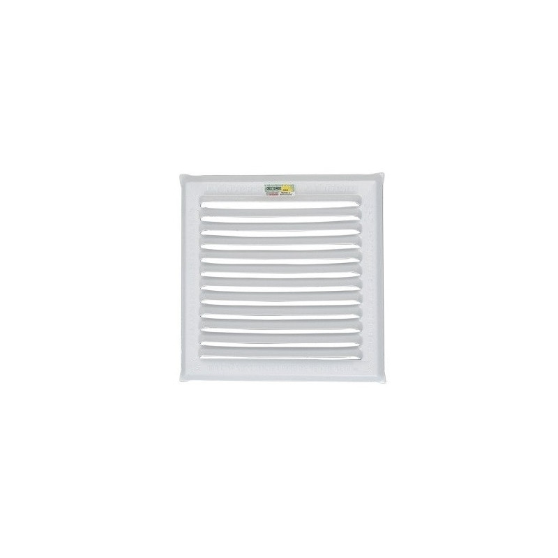Reja ventilación esmaltada blanca 15x15 - 100cm2 para amurar aprobado