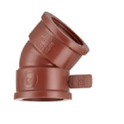 Codo rosca 45° polipropileno hh 3/4"