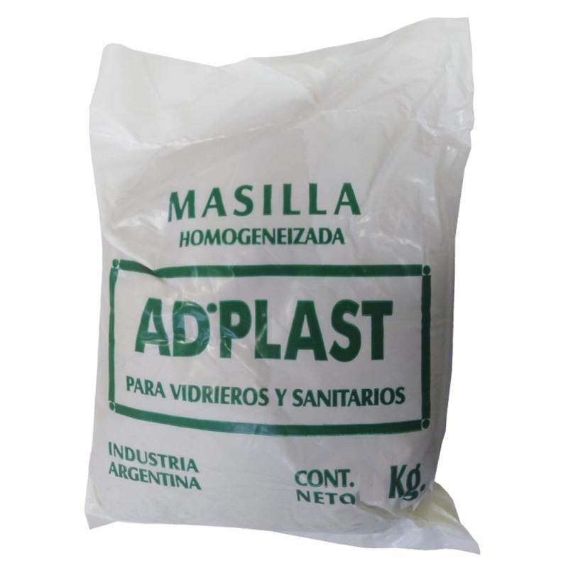 Masilla para vidrios - Paquete x 1/2Kg