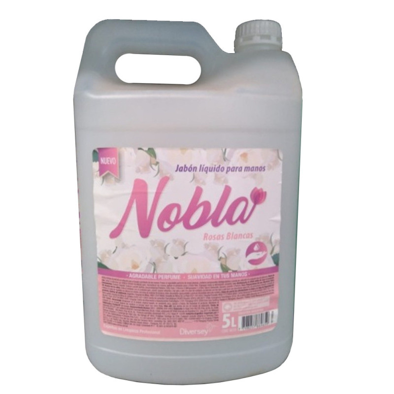 Jabón liquido Nobla Rosas blancas para manos - 5lts