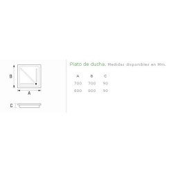 INTER-RECEPTACULO DUCHA ACRIL 80X80X9 EMB