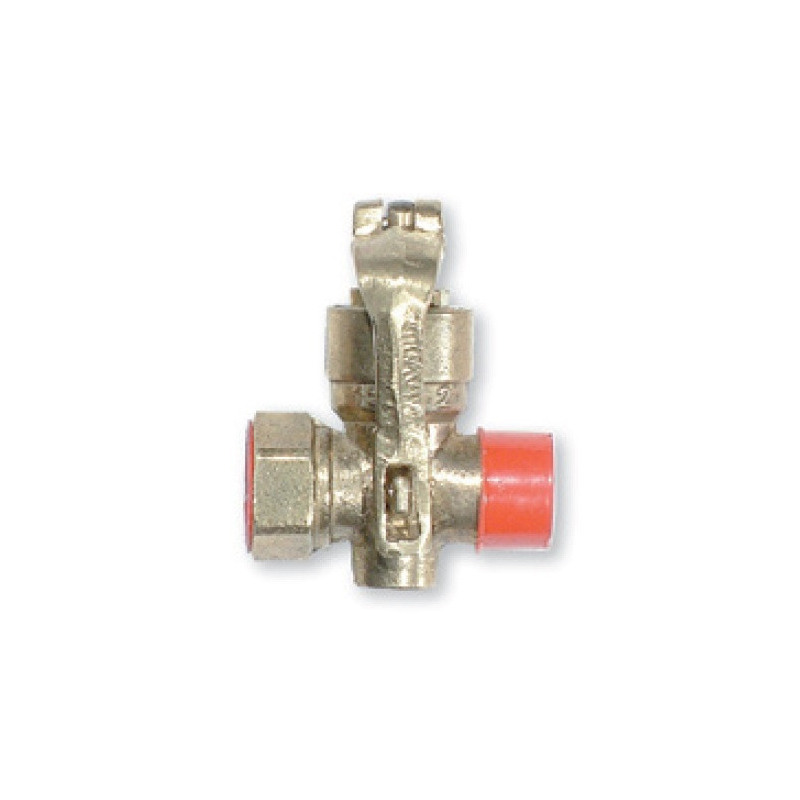 Llave de gas con candado 19 mm