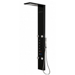 Columna hidromasaje Paris Acero inoxidable Silver Black 150