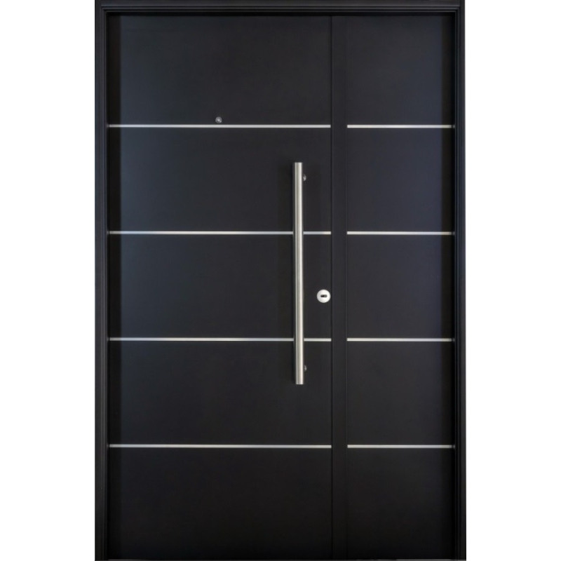 Nexo galvanizada puerta inyectada 5 tableros horizontal con aplique - izquierda 132cm - G097