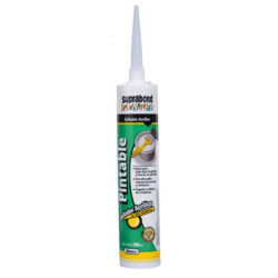 Sellador acrílico pintable blanco 280ml suprabond