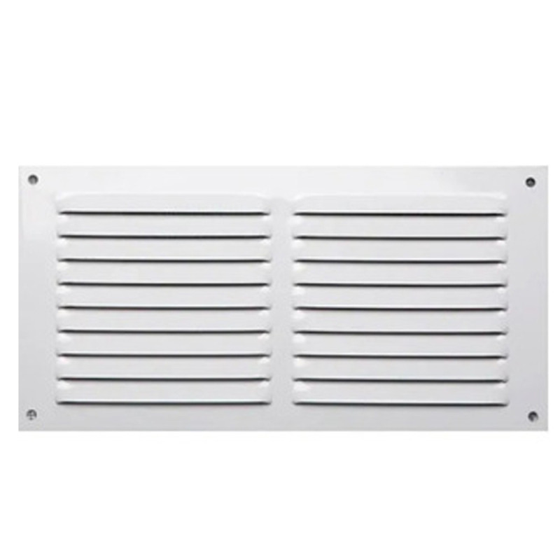 Reja ventilación esmaltada blanca 15x30 - 200cm2 para atornillar aprobado