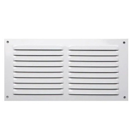 Reja ventilación esmaltada blanca 15x30 - 200cm2 para atornillar aprobado