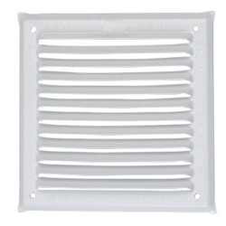 Reja ventana esmaltada blanca 15x15 - 100cm2 para atornillar aprobado