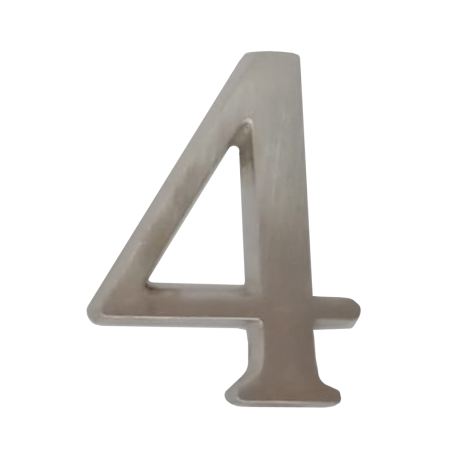 Número 4 de 70 mm bronce inox (modelo italiano)