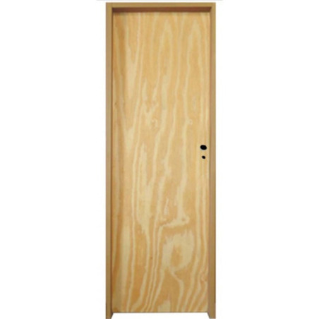 Puerta Placa pino marco madera - 70x10cm - Valentinuz (Izquierda)