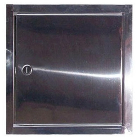 Puerta para llave de paso 15x15cm - Acero inoxidable