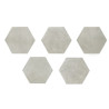 PIU Hexagonal Mini marfil 21x24cm - Caja