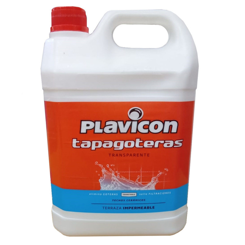 Plavicon transparente tapagoteras x 5 litros