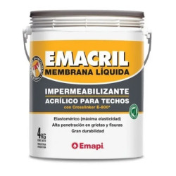 Membrana líquida blanca x 4kg - Emacril - EMAPI