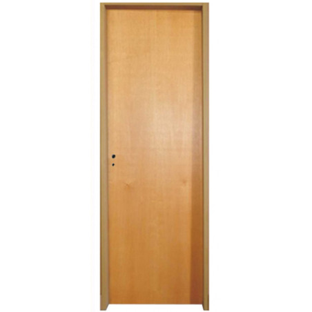 Puerta Placa cedro - Marco chapa 18 - 90x15 Línea Verde - Valentinuz (Derecha)