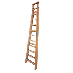 Escalera de madera - 12 escalones - Familiar 3 metros