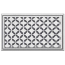 Alfombra vinílico calcáreo fondo rafia cruda 60 x 98