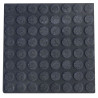 Baldosón Burnish goma negro con negro 40x40x2.0 - X unidad