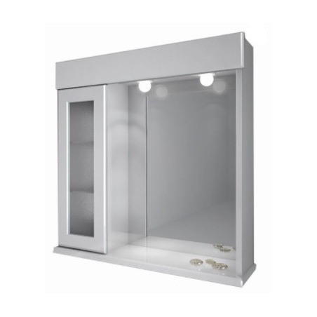 Botiquin Schneider B62 con puerta izquierda de vidrio 60x60cm